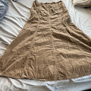 Brown Sz 3 mermaid flare skirt.